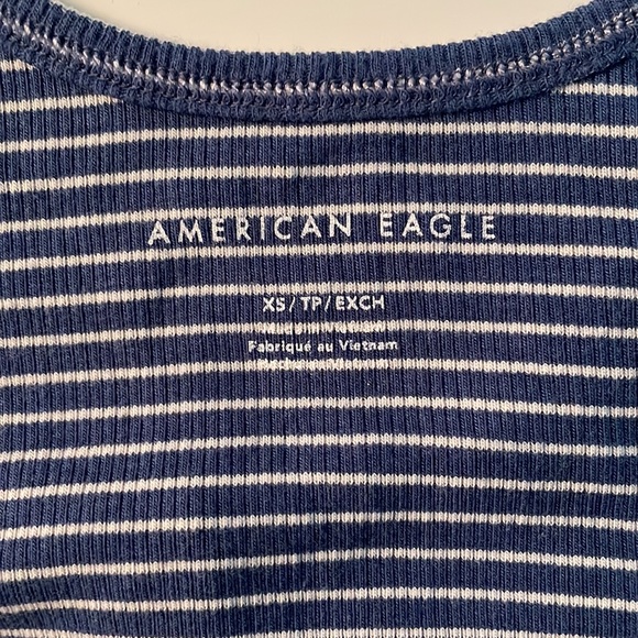 American Eagle Henley Crop Tank Top - Picture 4 of 5